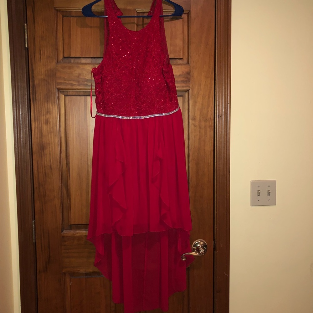 Red homecoming dress